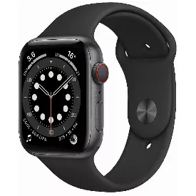 Смарт-часы Apple Watch Series 6 GPS + Cellular 44 мм, Aluminum Case, графит/черный